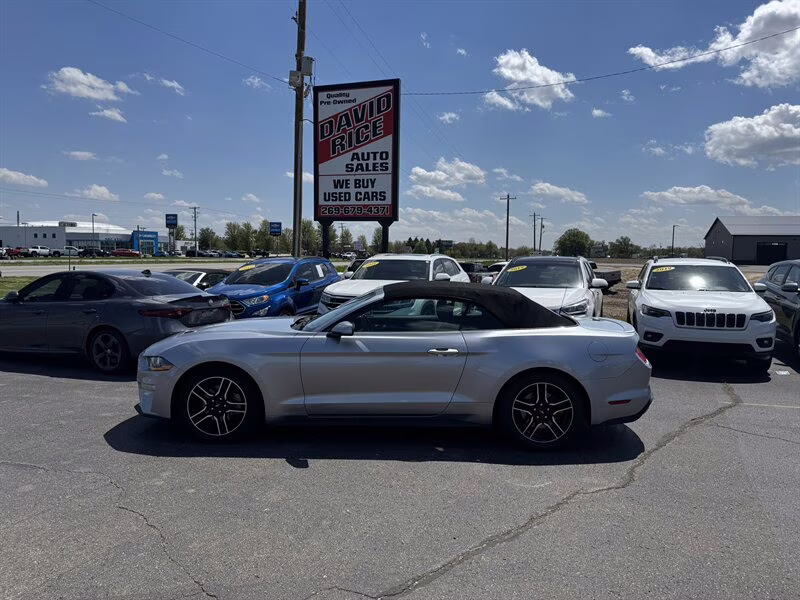 2022 Iconic Silver Ford Mustang EcoBoost Premium RWD Convertible