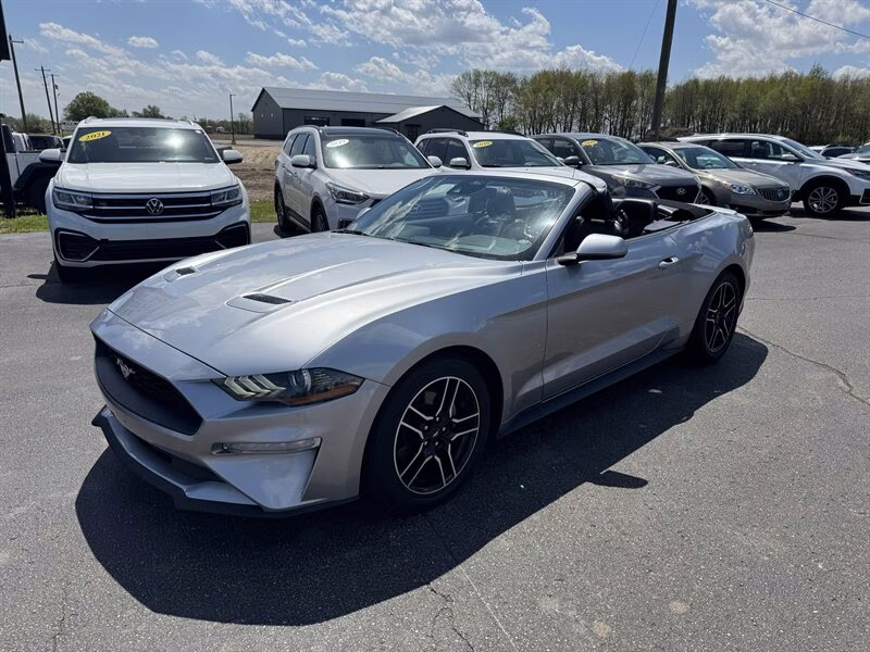 2022 Iconic Silver Ford Mustang EcoBoost Premium RWD Convertible