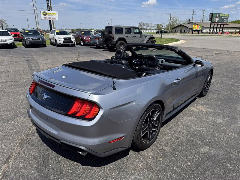 2022 Iconic Silver Ford Mustang EcoBoost Premium RWD Convertible