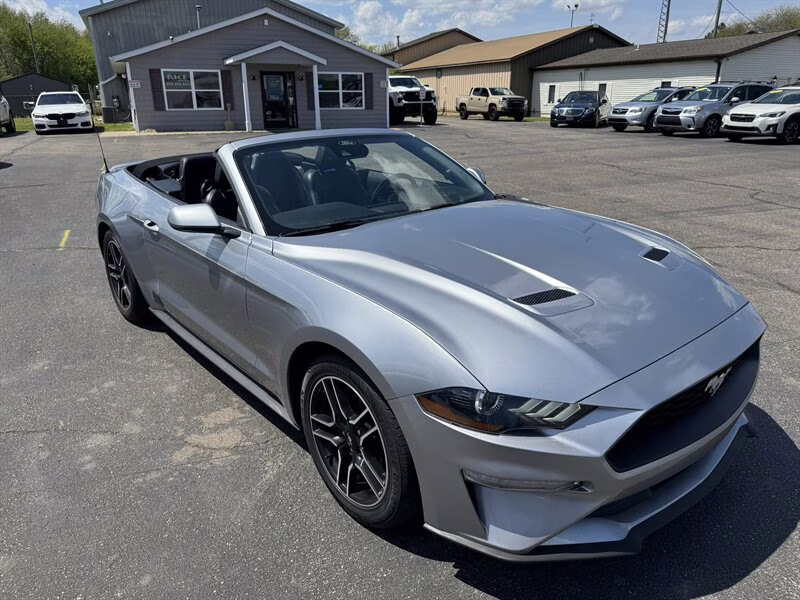2022 Iconic Silver Ford Mustang EcoBoost Premium RWD Convertible
