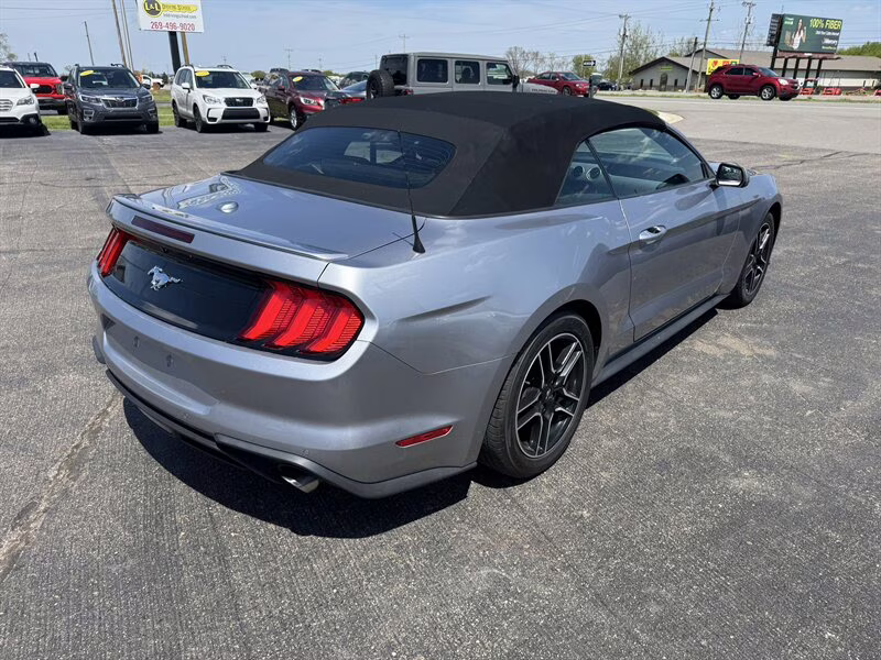 2022 Iconic Silver Ford Mustang EcoBoost Premium RWD Convertible