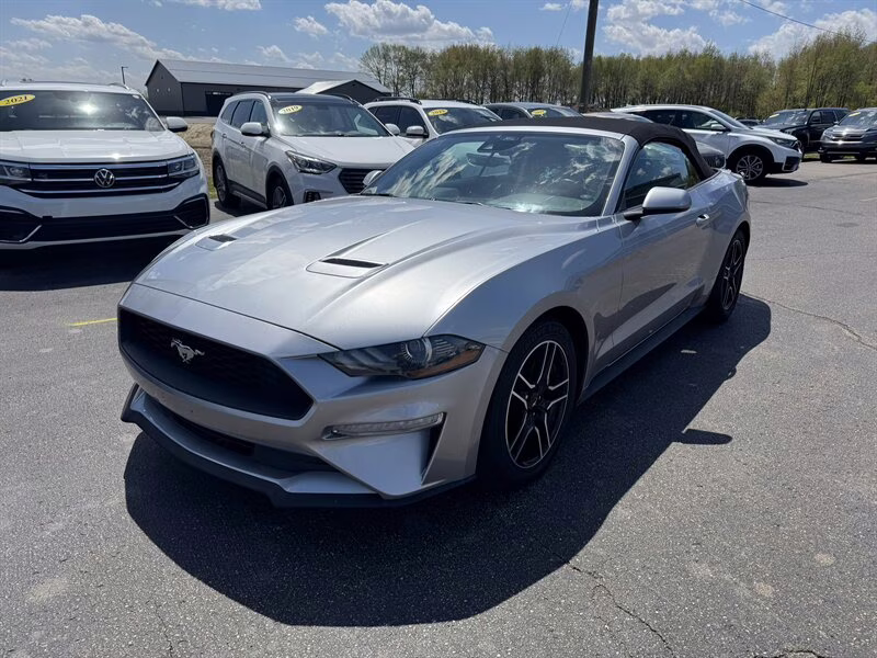 2022 Iconic Silver Ford Mustang EcoBoost Premium RWD Convertible