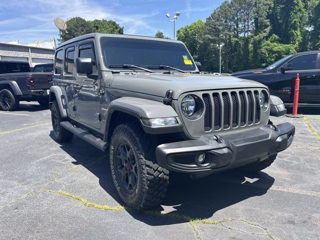 2023 Sting-Gray Clearcoat Jeep Wrangler Sahara 4X4 Convertible