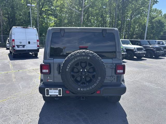 2023 Sting-Gray Clearcoat Jeep Wrangler Sahara 4X4 Convertible