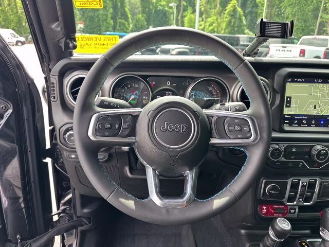 2023 Black Clearcoat Jeep Wrangler 4xe Rubicon 4X4 Convertible