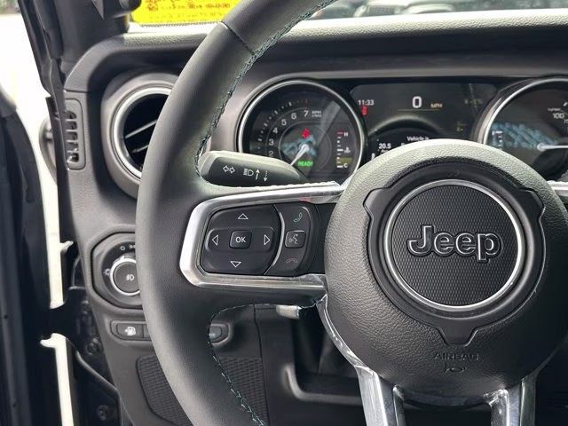 2023 Black Clearcoat Jeep Wrangler 4xe Rubicon 4X4 Convertible