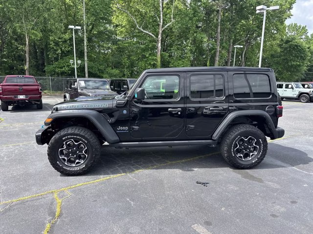 2023 Black Clearcoat Jeep Wrangler 4xe Rubicon 4X4 Convertible