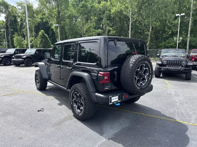 2023 Black Clearcoat Jeep Wrangler 4xe Rubicon 4X4 Convertible