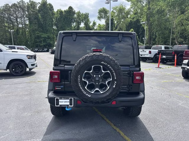 2023 Black Clearcoat Jeep Wrangler 4xe Rubicon 4X4 Convertible