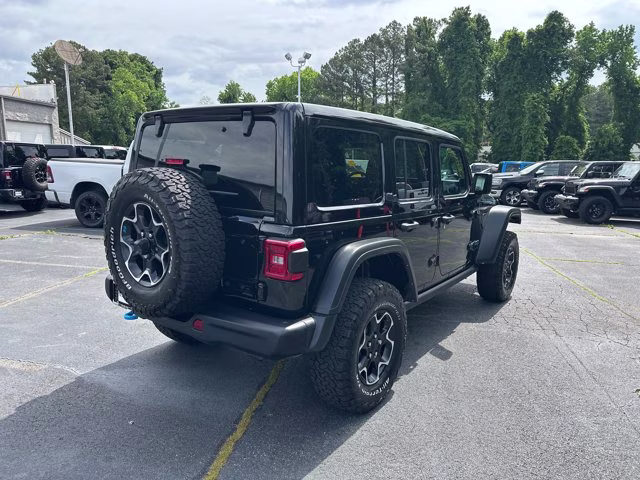 2023 Black Clearcoat Jeep Wrangler 4xe Rubicon 4X4 Convertible