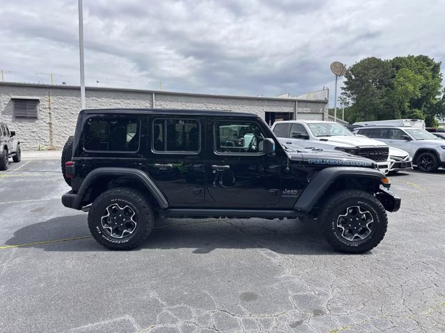 2023 Black Clearcoat Jeep Wrangler 4xe Rubicon 4X4 Convertible
