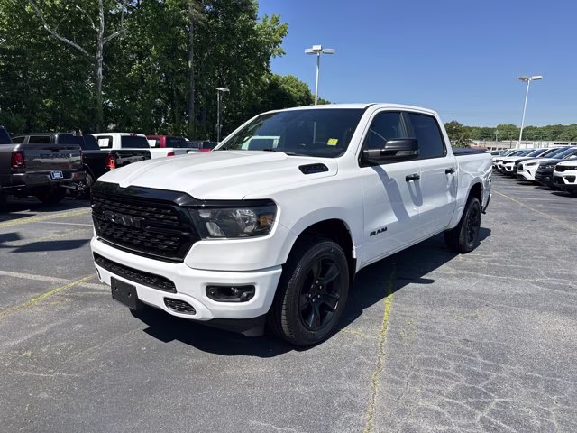 2023 Bright White Clearcoat Ram 1500 Big Horn 4X4 Truck