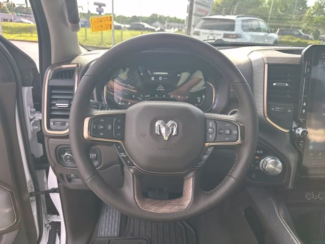 2026 Ivory White Tri-Coat Pearlcoat Ram 1500 Longhorn 4X4 Truck