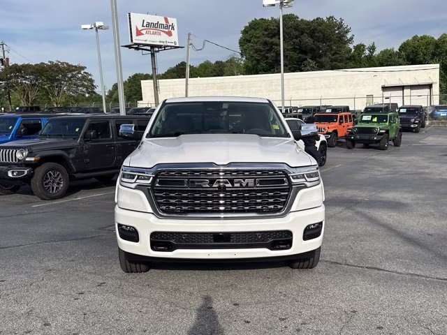 2026 Ivory White Tri-Coat Pearlcoat Ram 1500 Longhorn 4X4 Truck