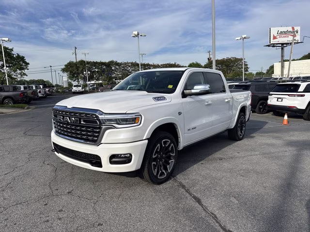 2026 Ivory White Tri-Coat Pearlcoat Ram 1500 Longhorn 4X4 Truck