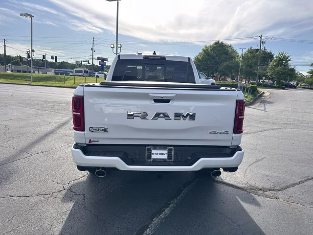 2026 Ivory White Tri-Coat Pearlcoat Ram 1500 Longhorn 4X4 Truck