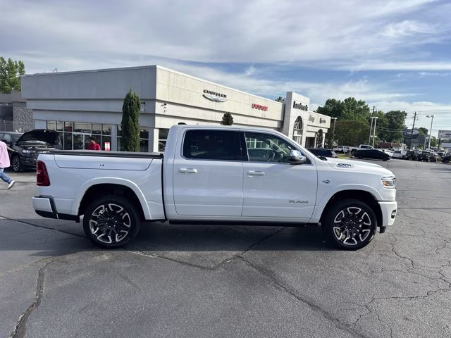 2026 Ivory White Tri-Coat Pearlcoat Ram 1500 Longhorn 4X4 Truck