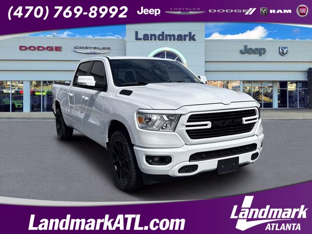 2021 Bright White Clearcoat Ram 1500 Big Horn 4X4 Truck
