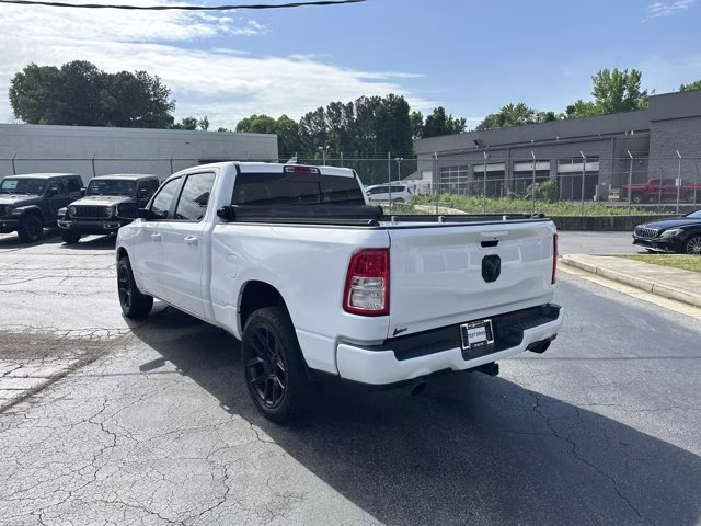 2021 Bright White Clearcoat Ram 1500 Big Horn 4X4 Truck