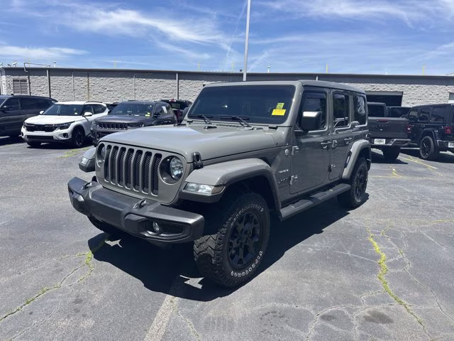2023 Sting-Gray Clearcoat Jeep Wrangler Sahara 4X4 Convertible