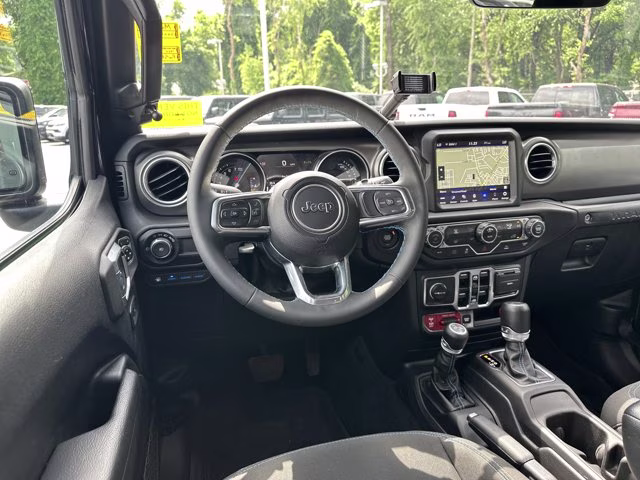 2023 Black Clearcoat Jeep Wrangler 4xe Rubicon 4X4 Convertible