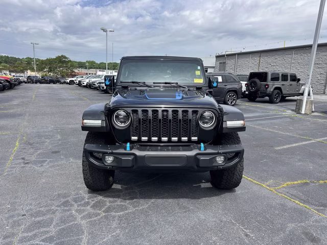 2023 Black Clearcoat Jeep Wrangler 4xe Rubicon 4X4 Convertible