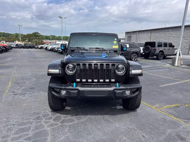 2023 Black Clearcoat Jeep Wrangler 4xe Rubicon 4X4 Convertible