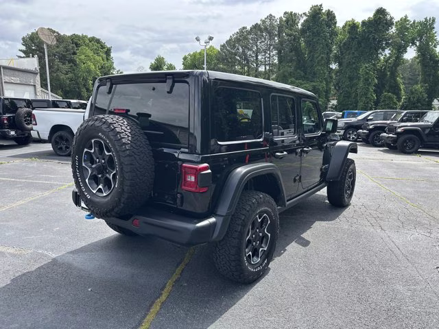 2023 Black Clearcoat Jeep Wrangler 4xe Rubicon 4X4 Convertible