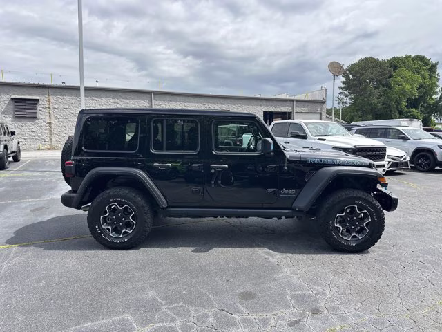 2023 Black Clearcoat Jeep Wrangler 4xe Rubicon 4X4 Convertible