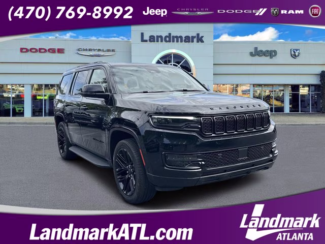 2025 Diamond Black Crystal Pearlcoat Jeep Wagoneer Series II Carbide RWD SUV
