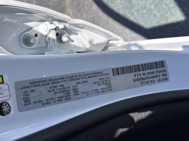 2023 Bright White Clearcoat Ram 1500 Big Horn 4X4 Truck