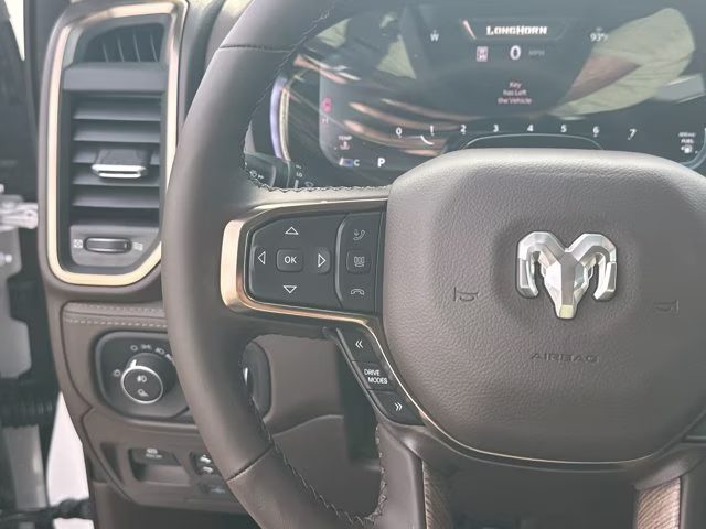 2026 Ivory White Tri-Coat Pearlcoat Ram 1500 Longhorn 4X4 Truck