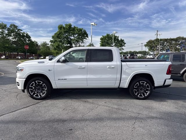 2026 Ivory White Tri-Coat Pearlcoat Ram 1500 Longhorn 4X4 Truck