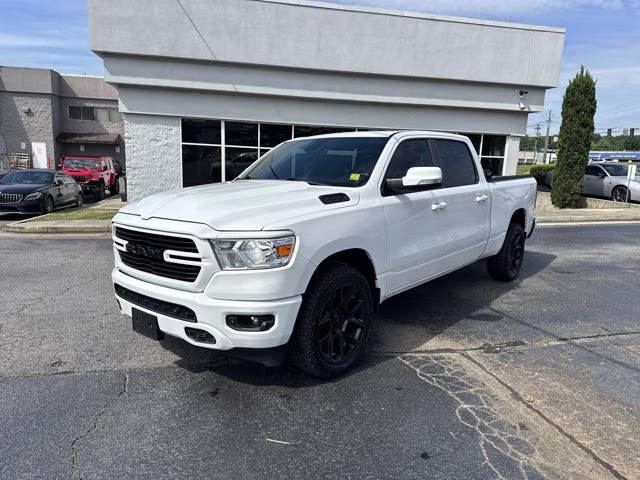 2021 Bright White Clearcoat Ram 1500 Big Horn 4X4 Truck
