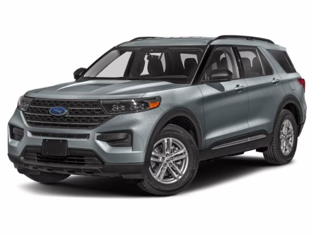 2023 Gray Ford Explorer XLT 4X4 SUV