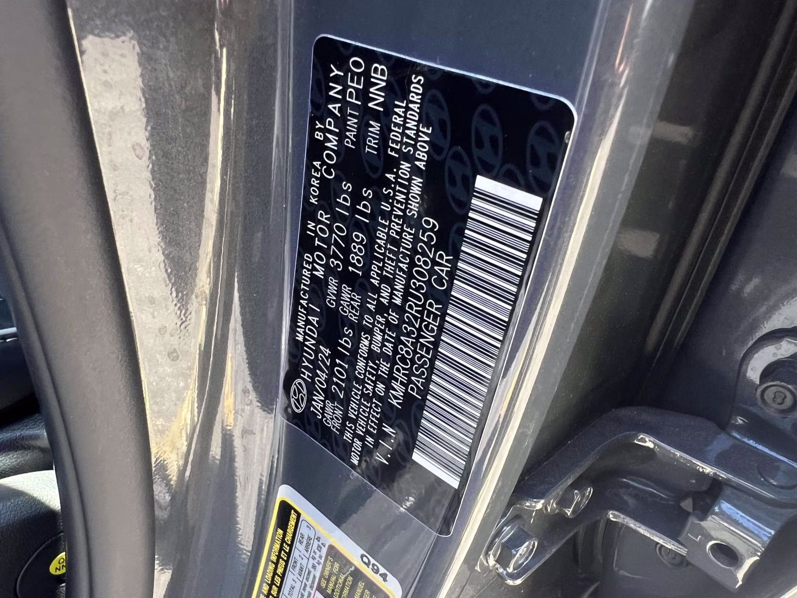 2024 Gray Hyundai Venue Limited IVT FWD SUV