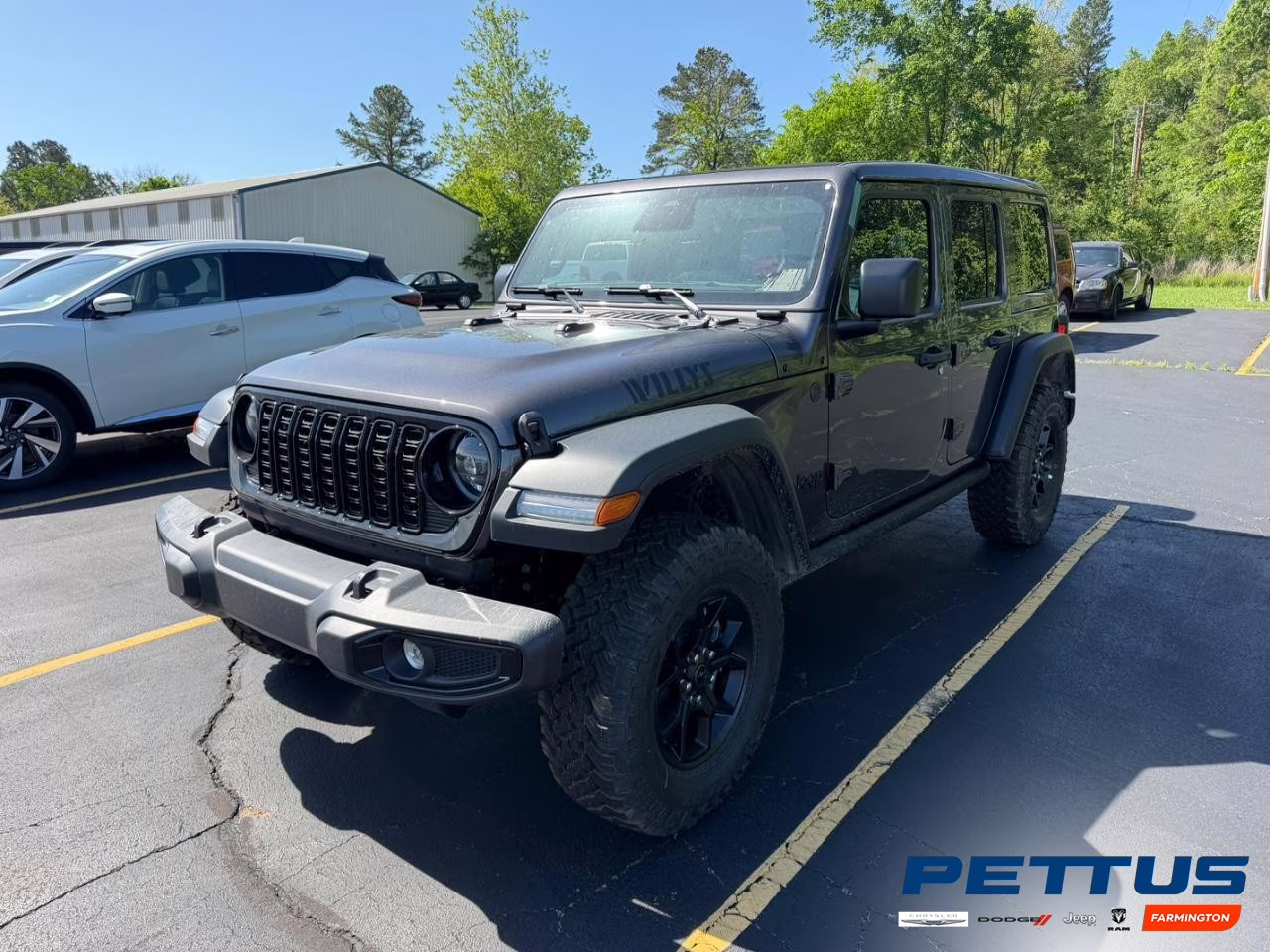 2026 Granite Crystal Metallic Clearcoat Jeep Wrangler Willys 4X4 SUV