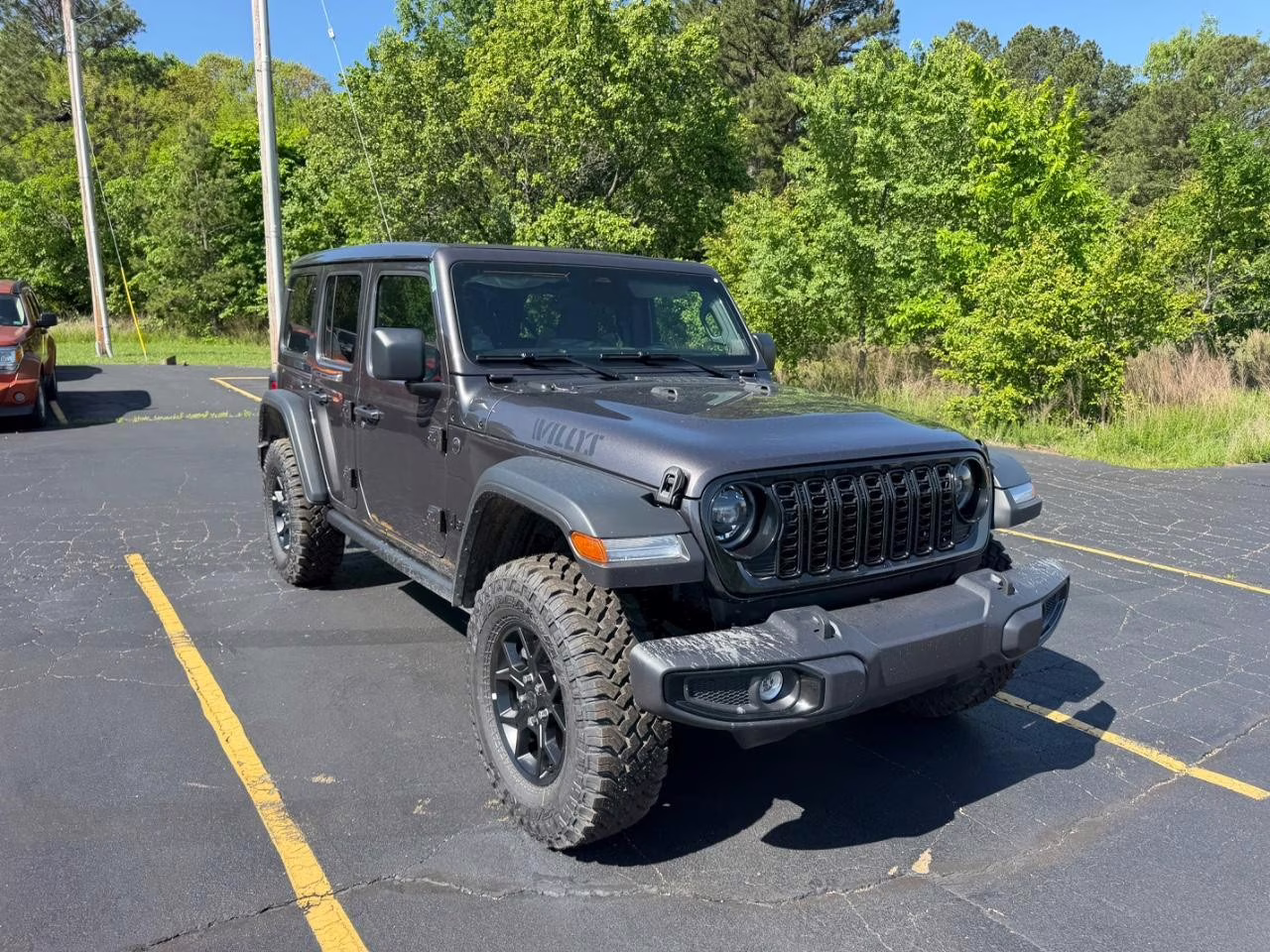 2026 Granite Crystal Metallic Clearcoat Jeep Wrangler Willys 4X4 SUV