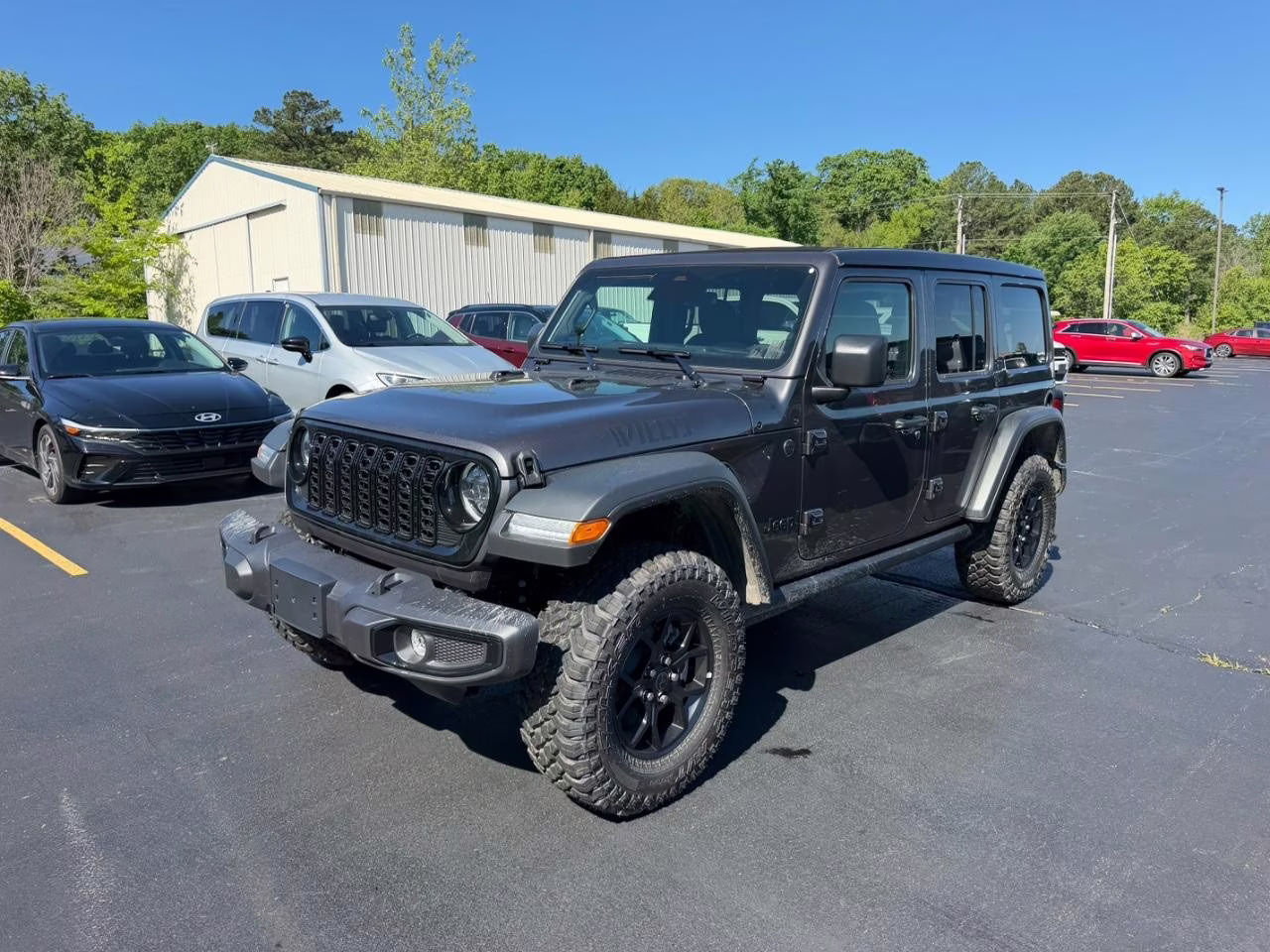 2026 Granite Crystal Metallic Clearcoat Jeep Wrangler Willys 4X4 SUV
