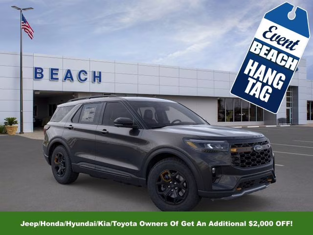 2026 Agate Black Metallic Ford Explorer Tremor 4X4 SUV