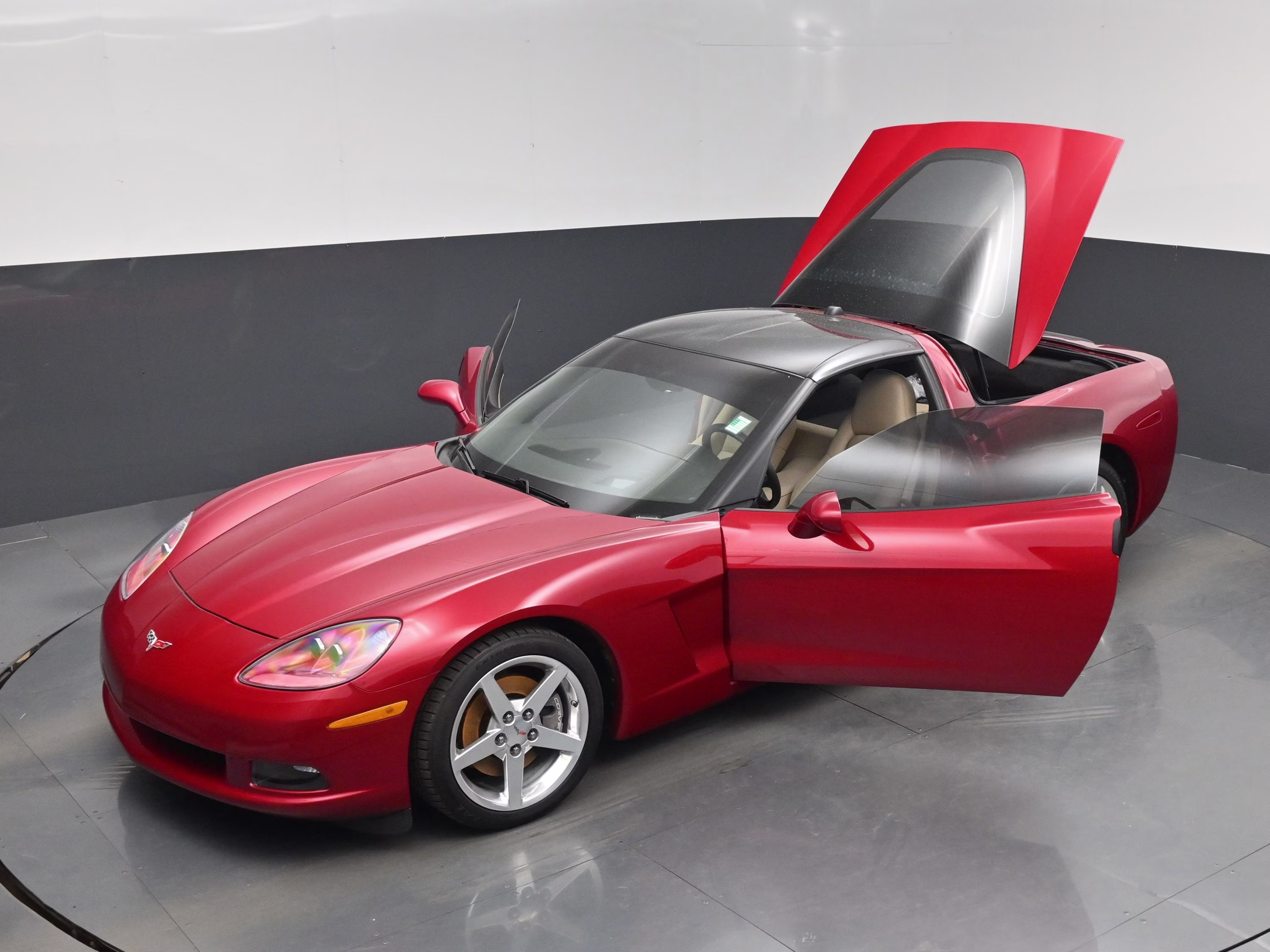 2005 Magnetic Red Metallic Chevrolet Corvette Base RWD Coupe