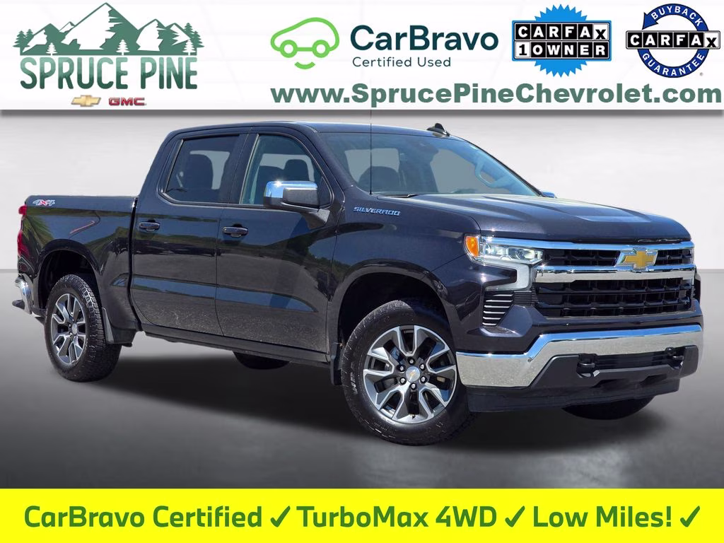 2024 Dark Ash Metallic Chevrolet Silverado 1500 LT 4X4 Truck
