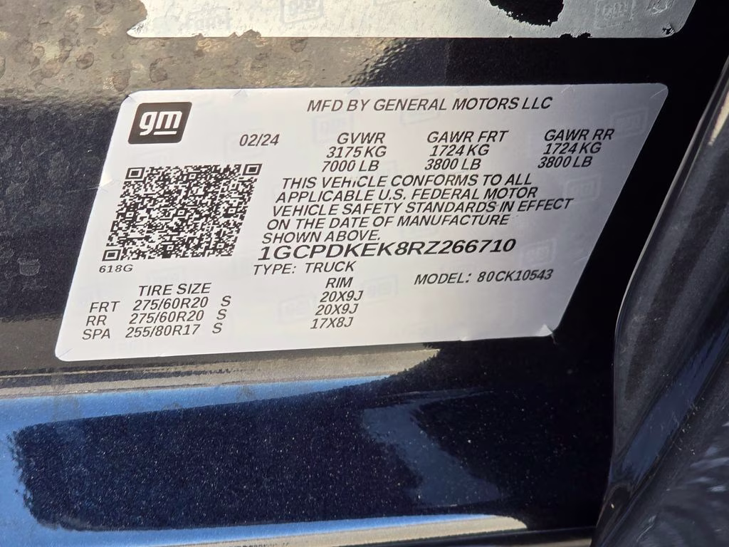 2024 Dark Ash Metallic Chevrolet Silverado 1500 LT 4X4 Truck
