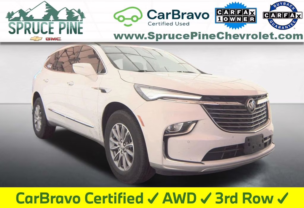 2023 Summit White Buick Enclave Essence AWD SUV