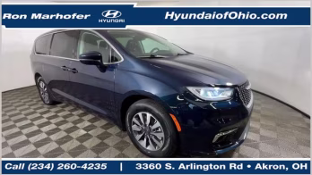 2022 blue Chrysler Pacifica Hybrid Touring L FWD Van
