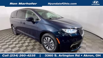 2022 blue Chrysler Pacifica Hybrid Touring L FWD Van