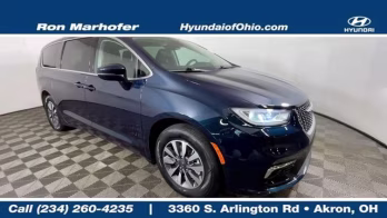 2022 blue Chrysler Pacifica Hybrid Touring L FWD Van
