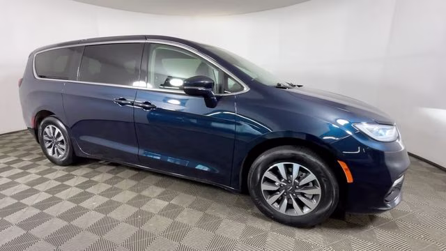 2022 blue Chrysler Pacifica Hybrid Touring L FWD Van