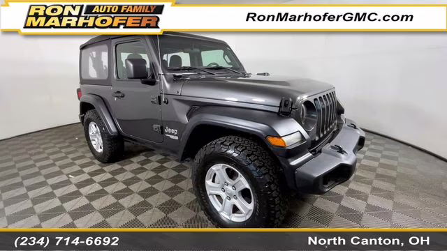 2019 Granite Crystal Metallic Clearcoat Jeep Wrangler Sport 4X4 SUV