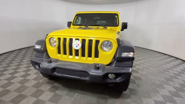 2020 Baja Yellow Clearcoat Jeep Wrangler Unlimited Sport S 4X4 SUV